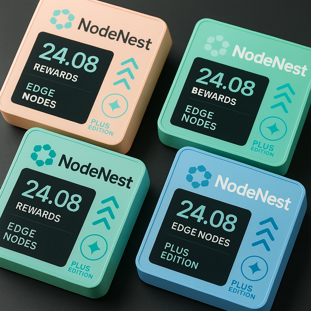 NodeNest devices in multiple colors